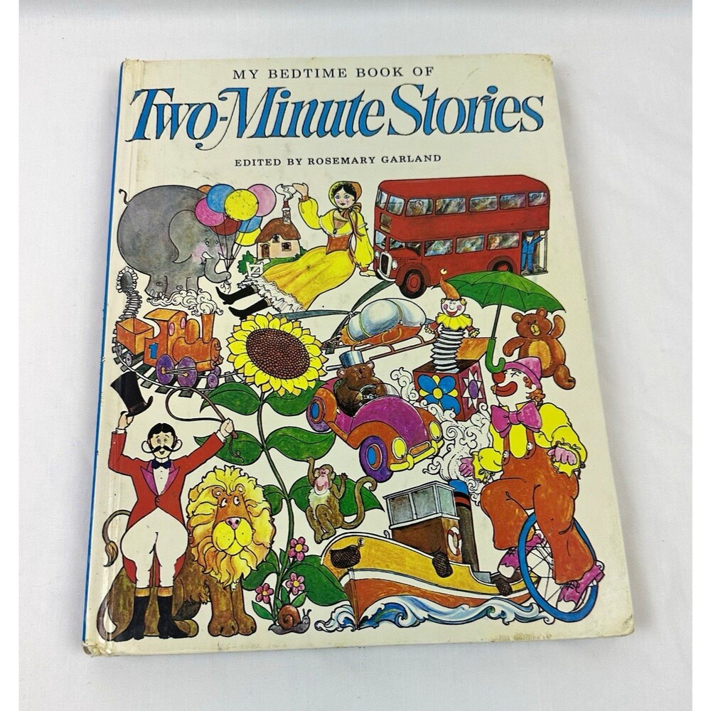 Grosset & Dunlap My Bedtime Book of Two-Minute Stories Rosemary Garland HC 1969